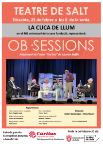 Cartell La Cuca de Llum Ob·Sessions